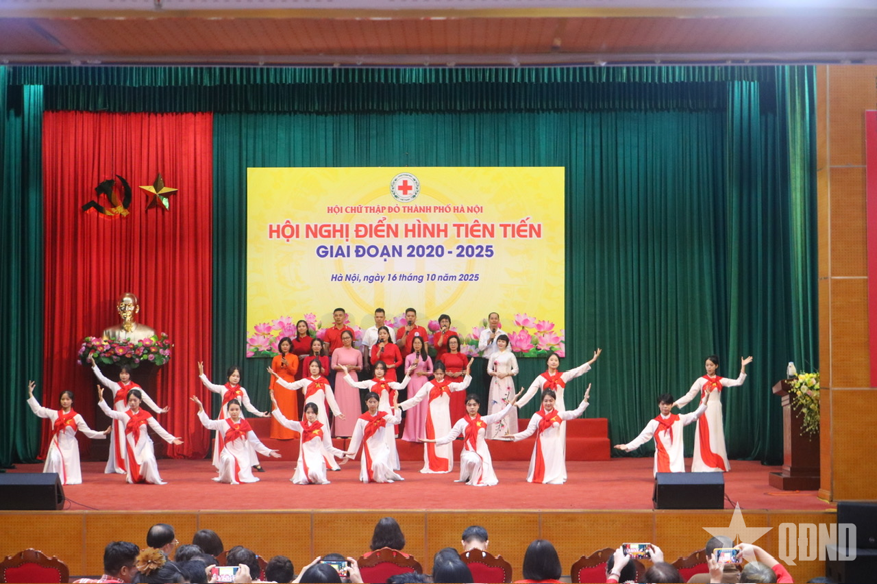 Hội Chữ thập đỏ thành phố Hà Nội tổ chức Hội nghị điển hình tiên tiến giai đoạn 2020-2025